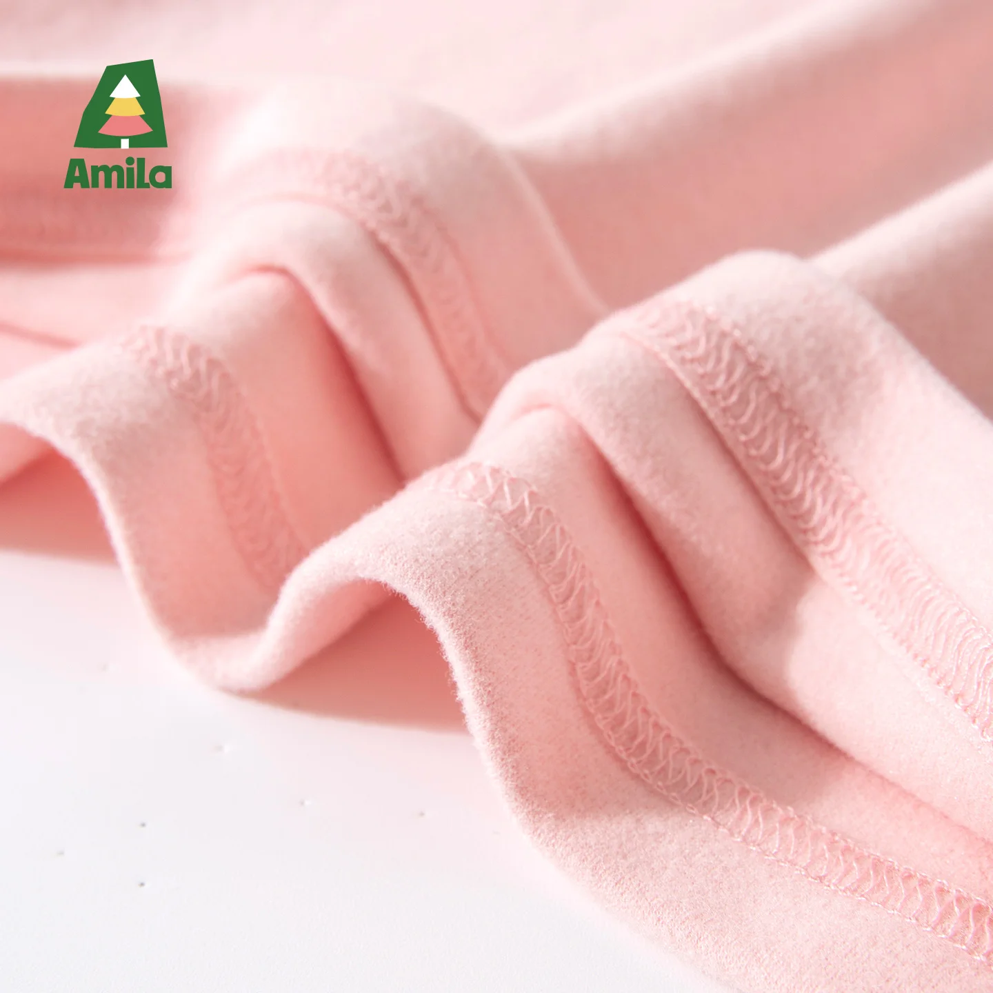 Amila Kids 2025 г., зимняя нижняя рубашка с высоким воротником для девочек, мягкая, приятная для кожи, однотонная, в полоску, изысканная маленькая вышивка (art.: 3920d377e1d64) - 3920d377e1d64