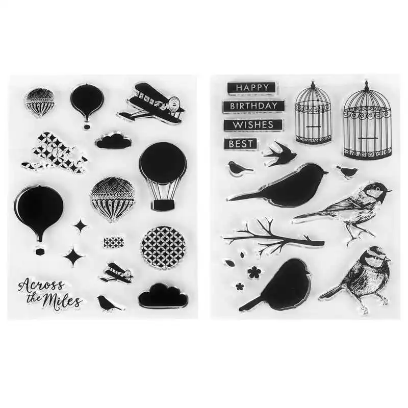 

Transparent Stamp Stamps Card Making Reusable Durable Transparent for Craft Lovers for DIY Photo Albums Adornment for