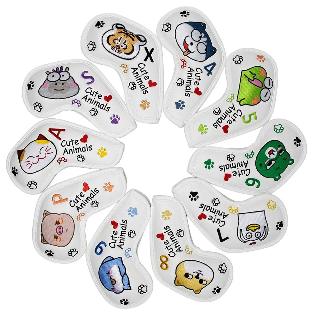 

Number Design 4-9 ASPX Protective Cover Protector Case Golf Headcovers Golf Iron Headcover Golf Club Cover Head Cover