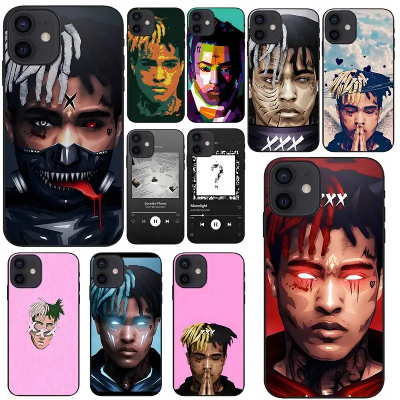 X-xxxten-tacion чехол для телефона Samsung A52 A50s A51 A72017 A72018 A62018 A50 черный мягкий силиконовый -