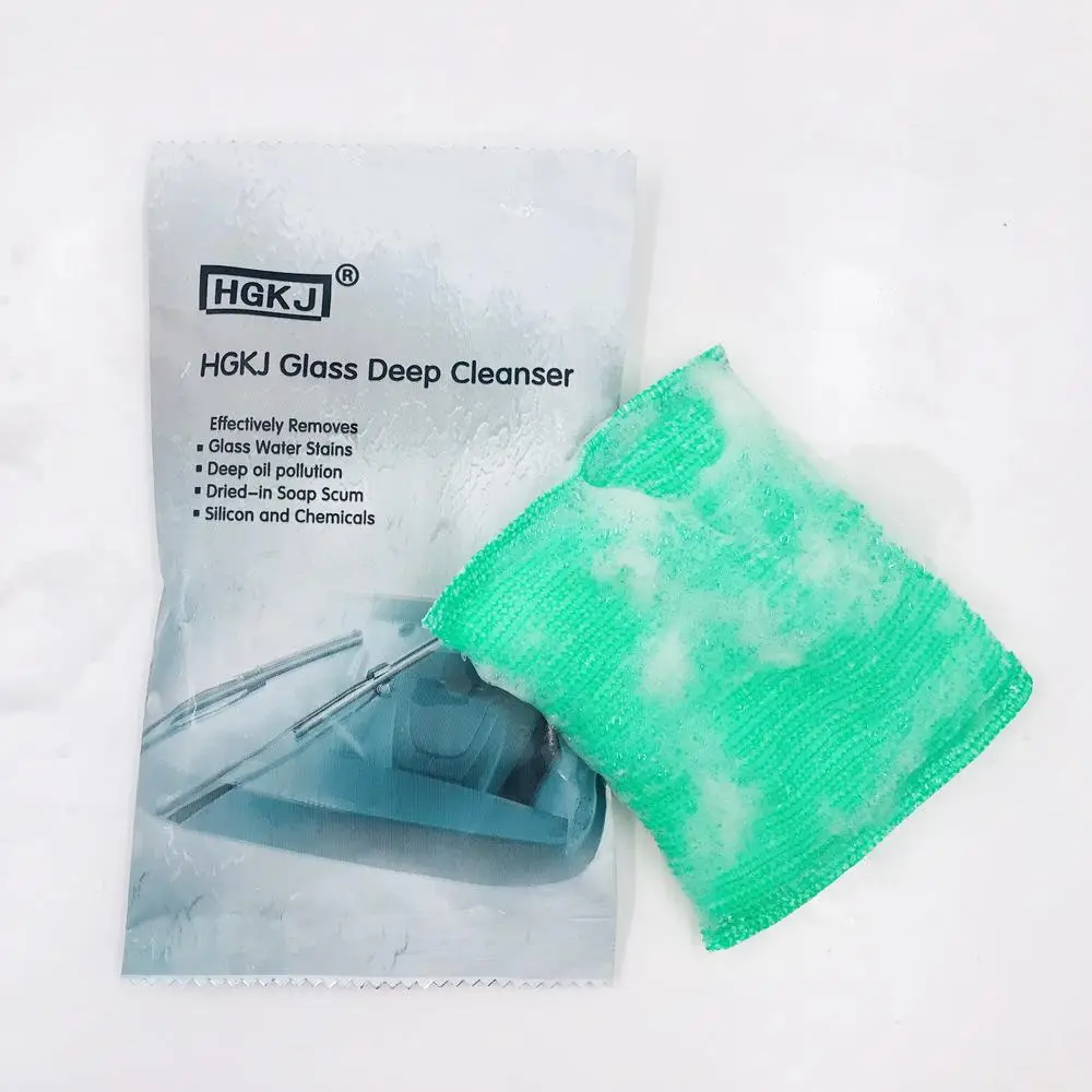 

Glass Deep Cleanser car glass cleaning sponge glass to remove oil film to scratches