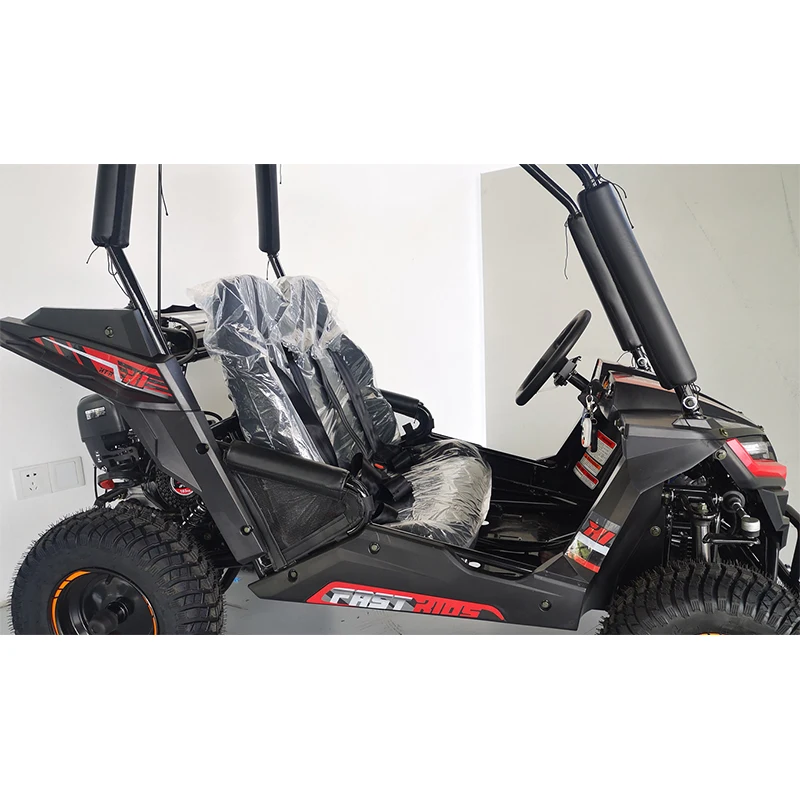 Фото Детский внедорожный картинг Custom Red Baja, новый дизайн с высоким крутящим моментом и стабильной мощностью для детских гонок по бездорожью. №2