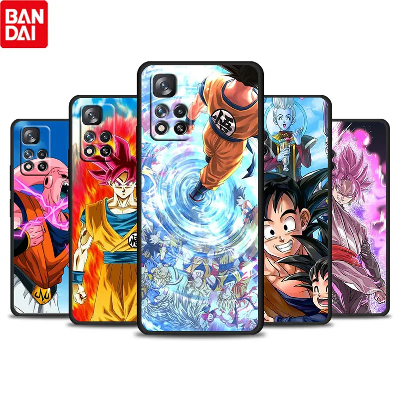 

Dragon Ball Hot Anime Japan For Xiaomi Redmi Note 11 10 11T 10S 9 9S 8 7 5G 4G Soft TPU Black Phone Case Fundas Coque Capa Cover