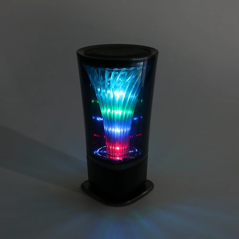 

Night Light Bluetooth Speaker Led Colorful Light Emitting Small Audio Flame Light Card New Creative Electronic Gift