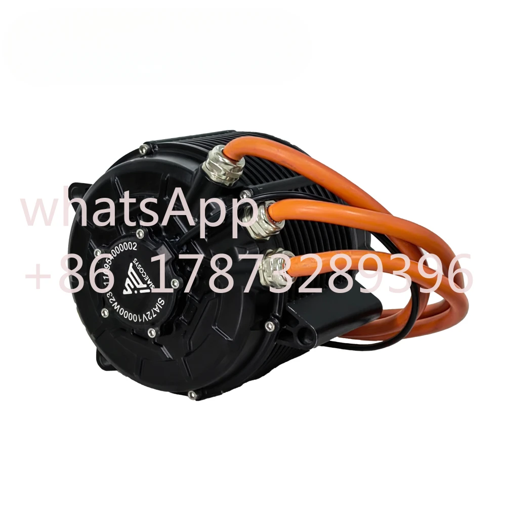 QSMOTOR 2024 QS165 60H 10 кВт V3 IPM PMSM Средний приводной двигатель с коробкой передач 1:2 37 для