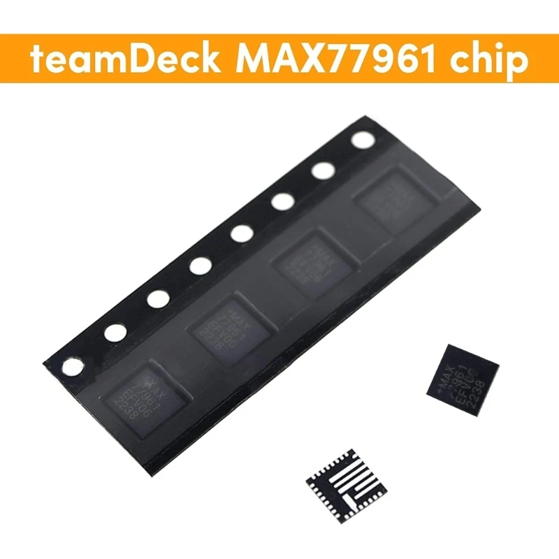 

For Steamdeck MAX77961 Chip EFV06+ MAX77961E FC2QFN-30 Power Management IC Chip Gaming Replacement