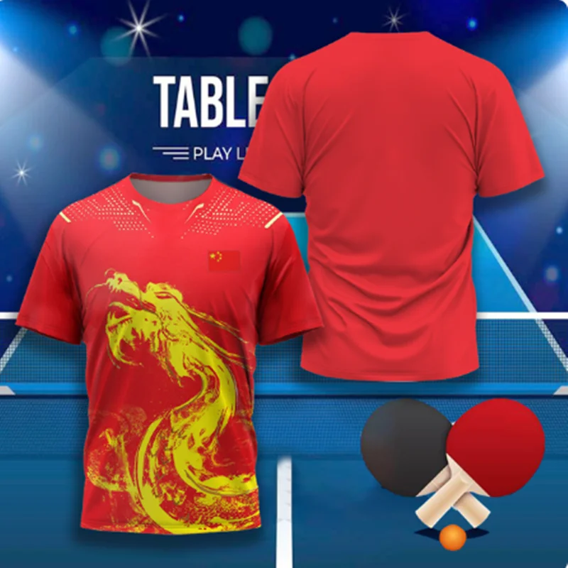 

Men's Fashion White T-shirt Tennis Sports Suit Racing Wear Jogging Wear Running T-shirt