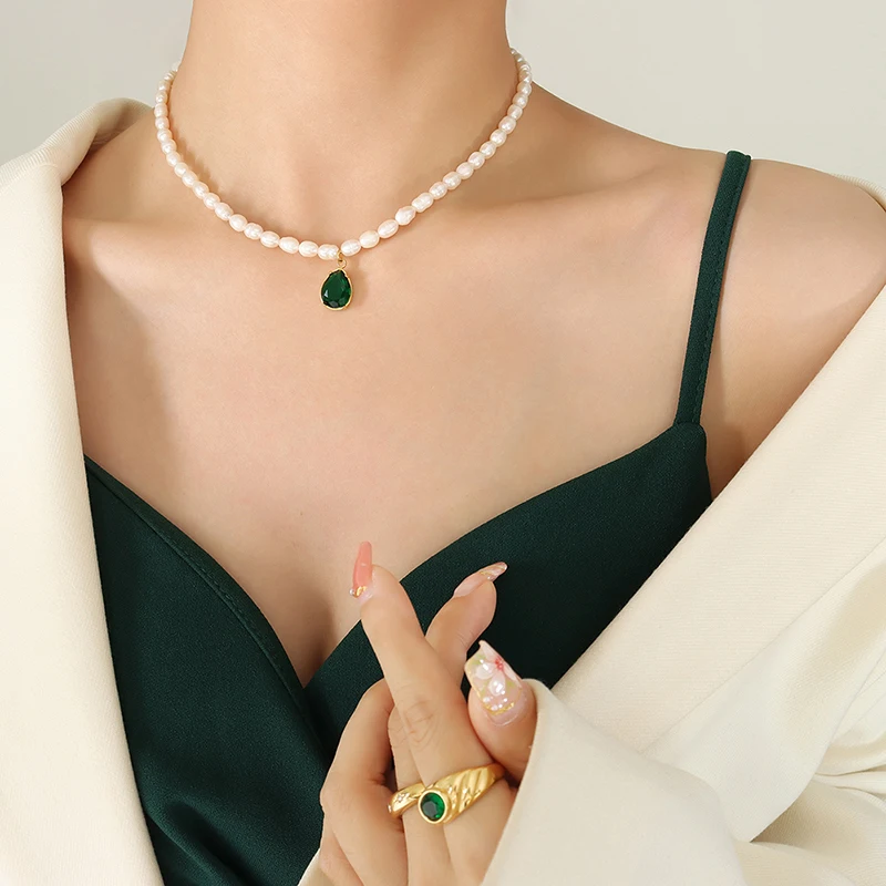 

Jewelry Fashion Freshwater Pearl Jewelry Pendant Necklace Women's Personality Fashion Wedding Party Gift Women's Jewelry
