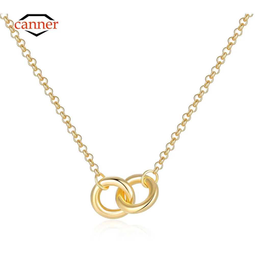 

Женское ожерелье из серебра 925 пробы, с двойной катушкой