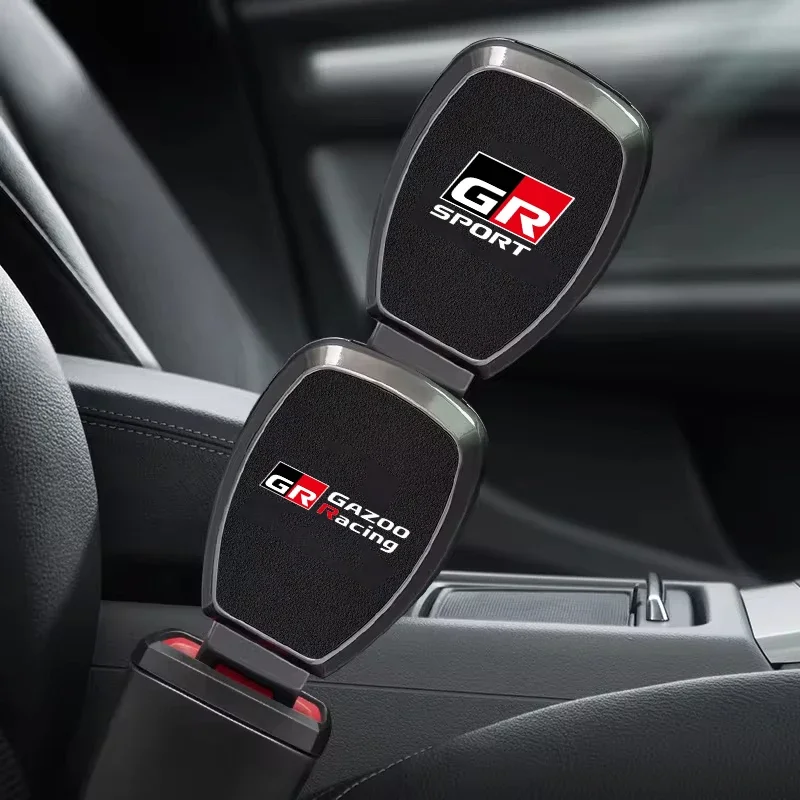 Фото Удлинитель ремня безопасности для автомобиля, замок-фиксатор для Toyota GR Sport Corolla C-HR RAV4 Yaris Camry Prado Prius №1