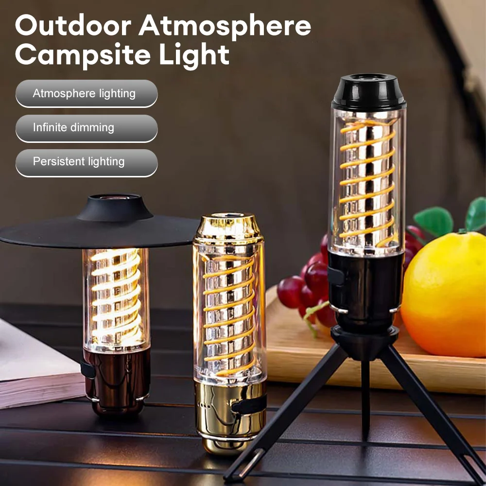 

LED Camping Flashlight Outdoor Tent Light Torch Camping Light Waterproof Flashlight Emergency Lamp Fishing Hiking Hanging Lamp