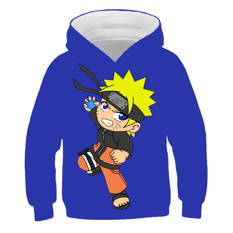 Аниме ниндзя удзумаки Учиха нару Повседневная Толстовка свитер Свитшот пальто