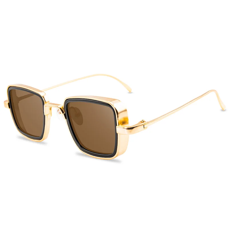 

2022 New Square Sunglasses Women Luxury Brand Designer Alloy Sun Glasses Vintage Oval Frame Eyewear Male UV400 Oculos De Sol