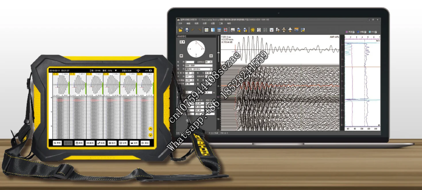 Рисунок 2 - HC-U96 ультразвуковой тестер целостности сваи