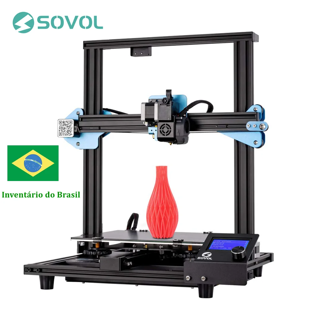 

Предварительно собранный 3D-принтер Sovol SV01 Titan Style 95% с Запчасти для экструдера с прямым приводом Meanwell, 3D-принтер