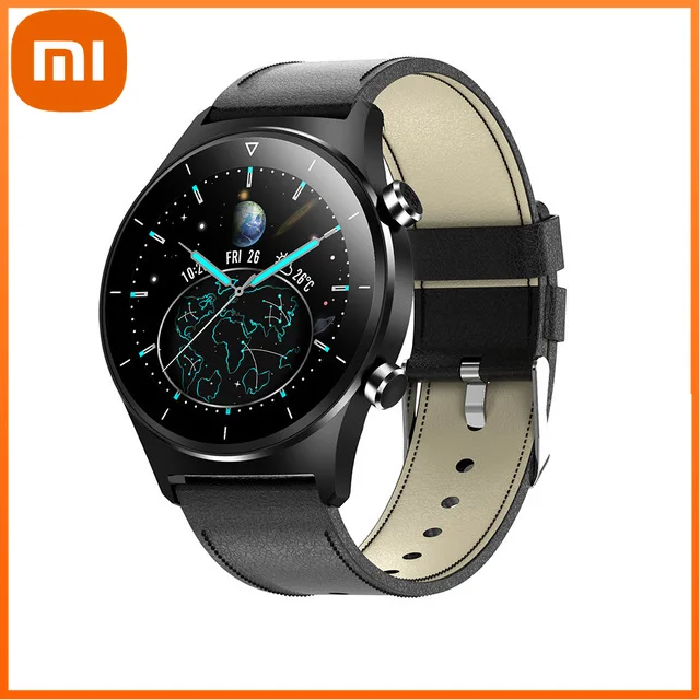 

Xiaomi Men Smart Watch IP68 Waterproof Full Touch Round Screen Multiple Sports Mode Heart Rate Weather Smartwatch for Male