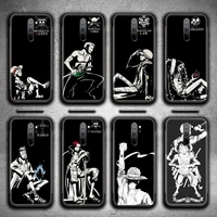 anime one piece phone case for redmi 9a 9 8a note 11 10 9 8 8t pro max k20 k30 k40 pro