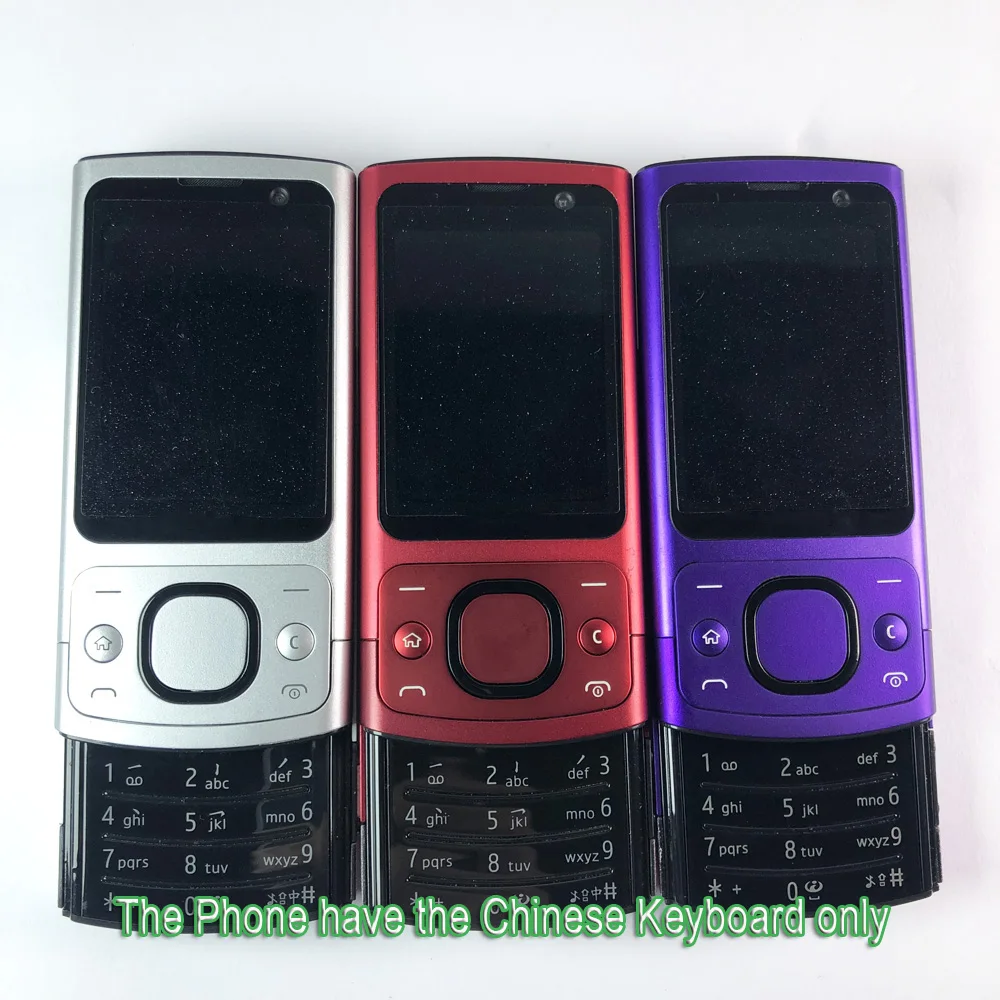 Оригинальный 6700 s 6700 скользящий мобильный телефон 3G GSM  разблокированный старый Silder мобильный телефон сделано в Финляндии в 2010  году. Только китайская клавиатура | AliExpress