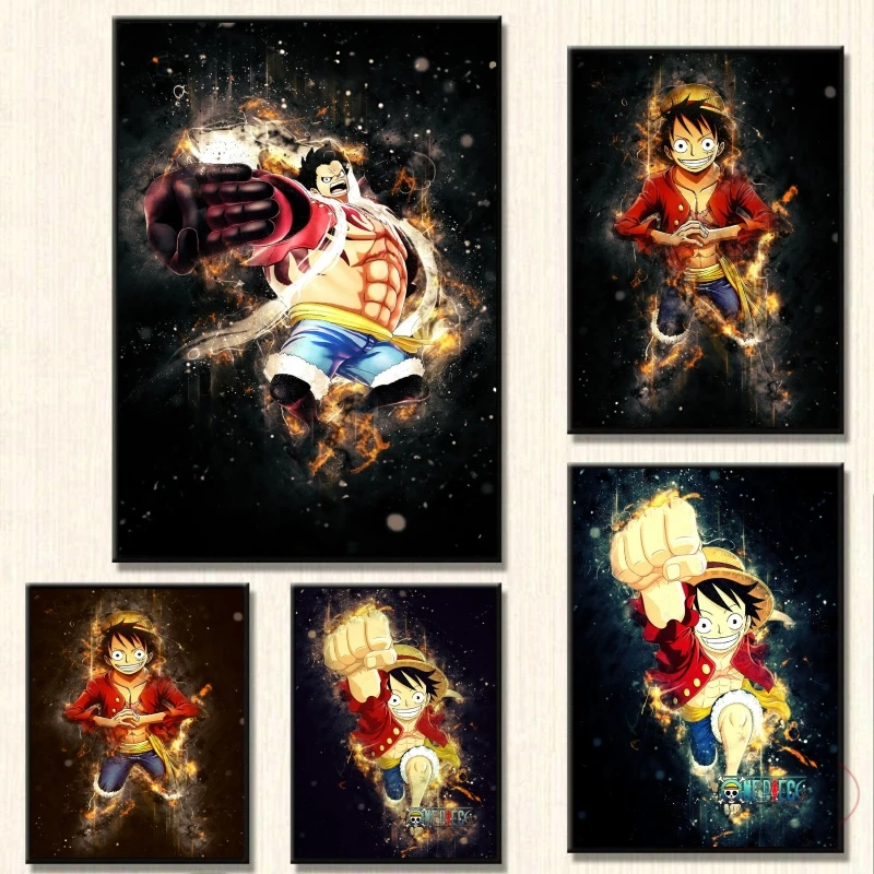 

Canvas Posters Children's Bedroom Decor Wall Art Kid Action Figures Decoration Paintings Modular Prints Modern Living Room