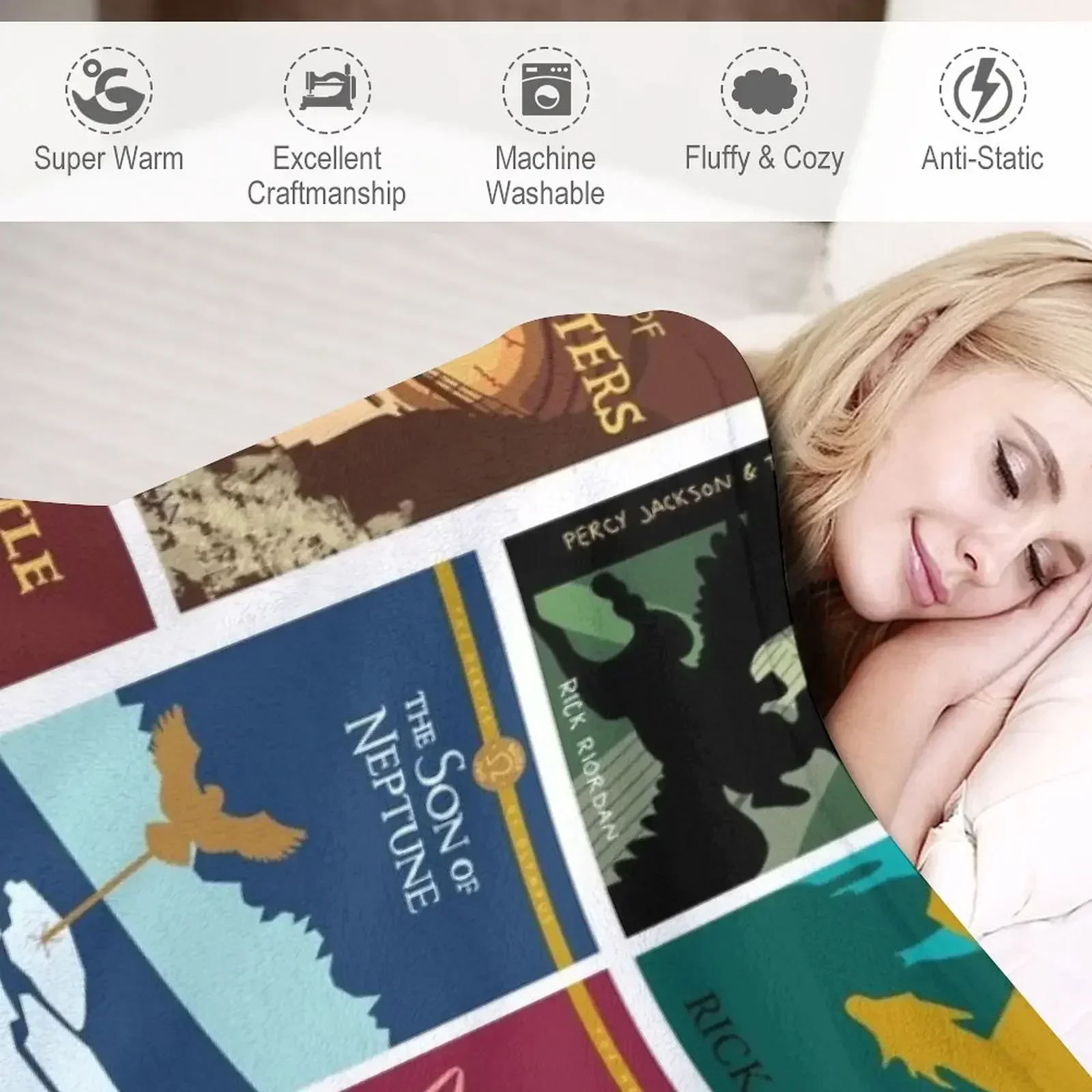 Набор серии pjo and hoo одеяло в стиле аниме персонализированный подарок одеяла