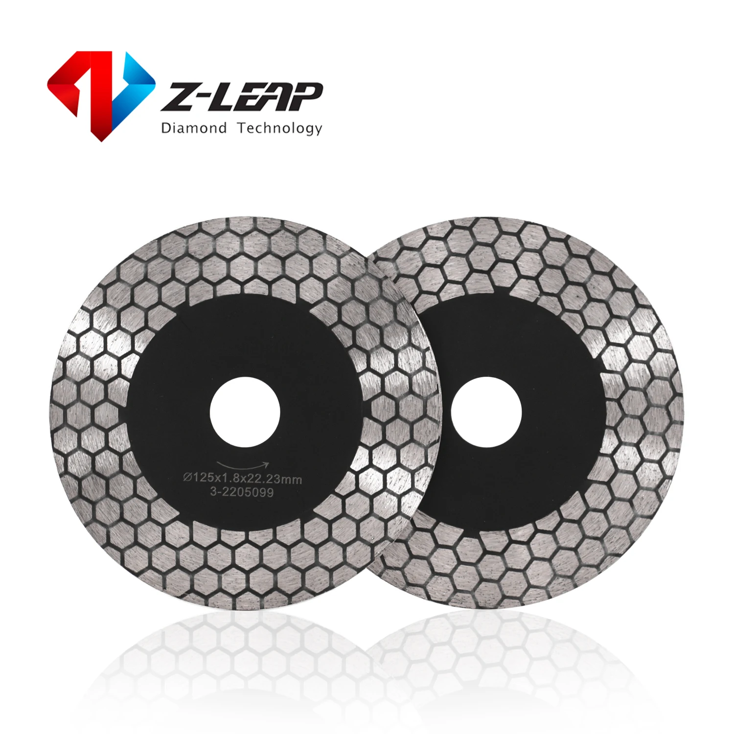 Бриллиантовый режущий диск Z-LEAP 5 дюймов 125 мм керамическая плитка фарфор мрамор
