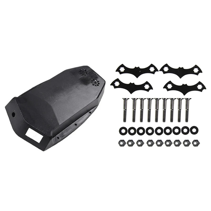

1X Electric Skateboard Battery Box ,Opening & 1 Set Skateboard Deck Anti-Sink Gasket Bolts Nuts Screw Mounting Hardware