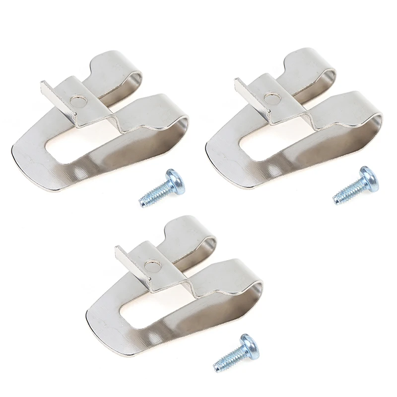 

3 Pcs Belt Clip Hook For Makita 18V Max Tools With 8mm Cap Studs Screws For DTD152 DTD145 Tool Waist Buckle Hook Belt Buckle