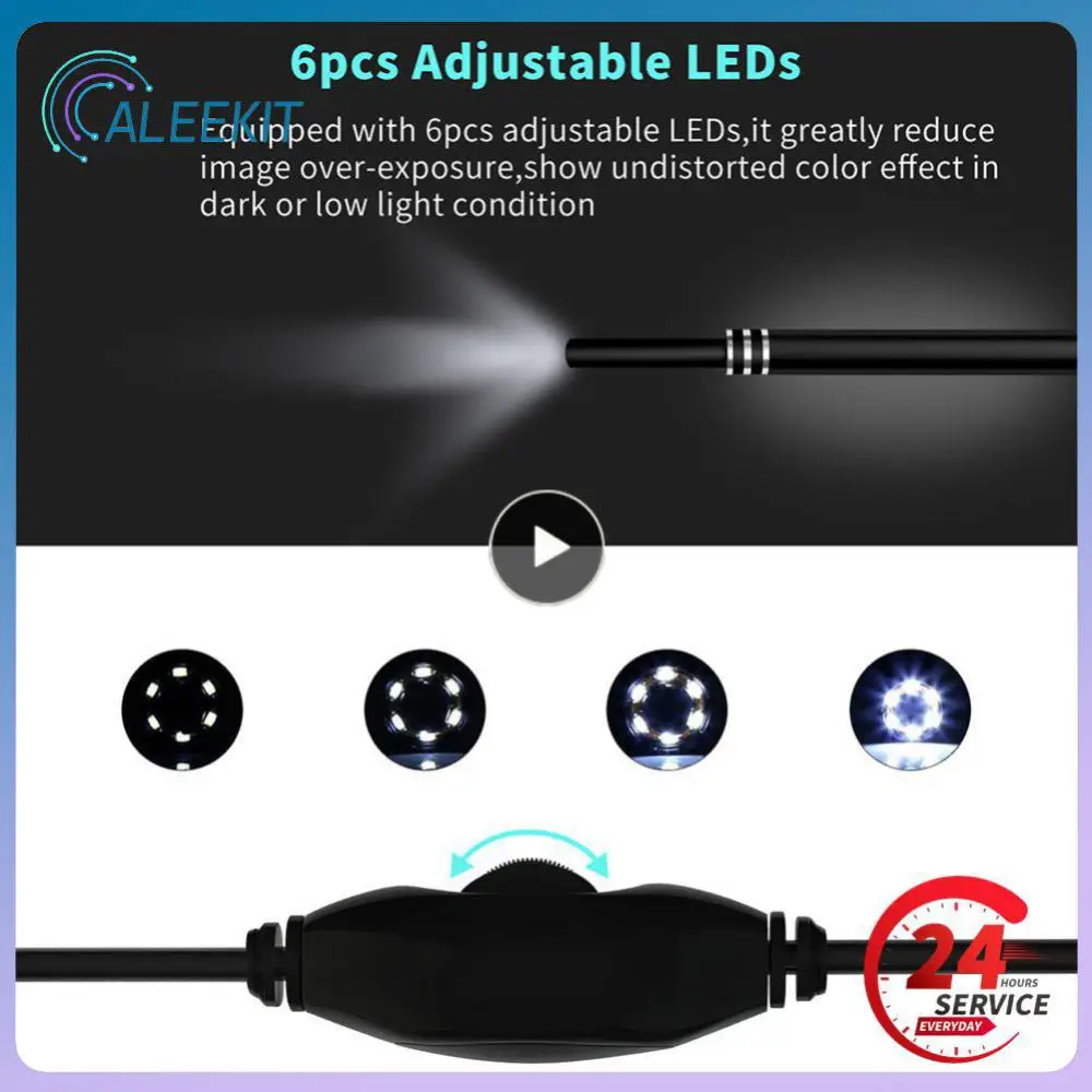 

1~5PCS Otoscope video HD Ear Cleaner Camera 5.5mm Otoscopio Digital Endoscope Earpick Camera Phone Earwax Removal Tool