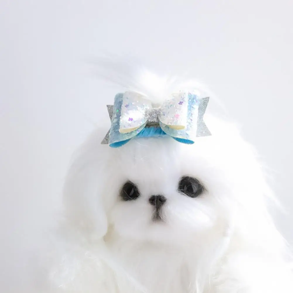 

Изысканная стабильная тонкая текстура кошка собака BB зажим для собак заколка для волос милое платье