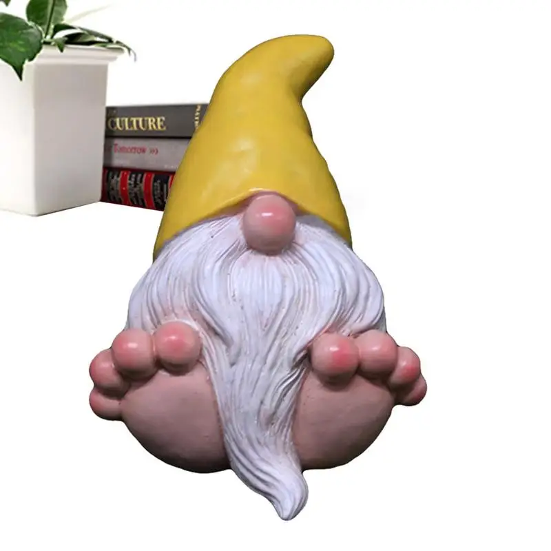 

Gnome Garden Decoration Feet Shape Lawn Gnome Ornaments Swedish Scandinavian Elf Home Decor Kitchen Tiered Tray Decorations For