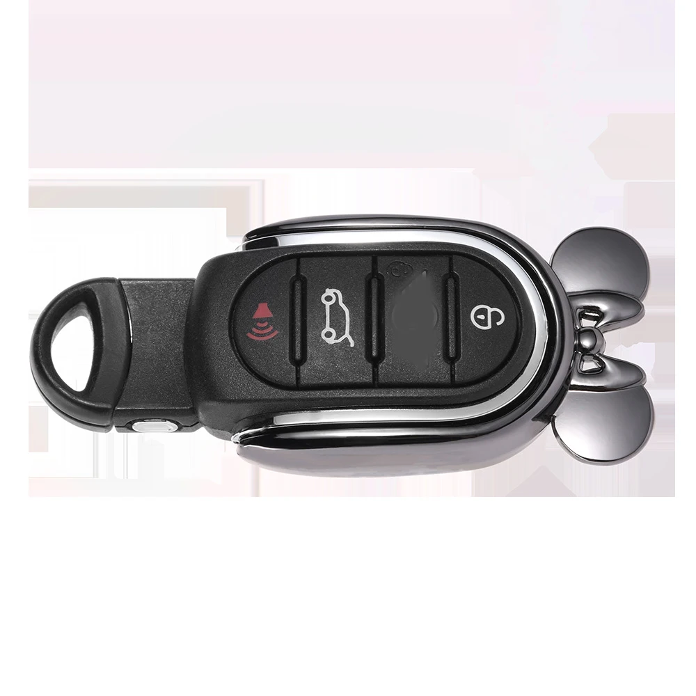 

Для BMW mini cooper F55 F56 F57 F54 F60 Micky Mouse чехол для ушных ключей U-образный чехол для автомобильного ключа протектор мультяшный чехол для ключей Автомо...