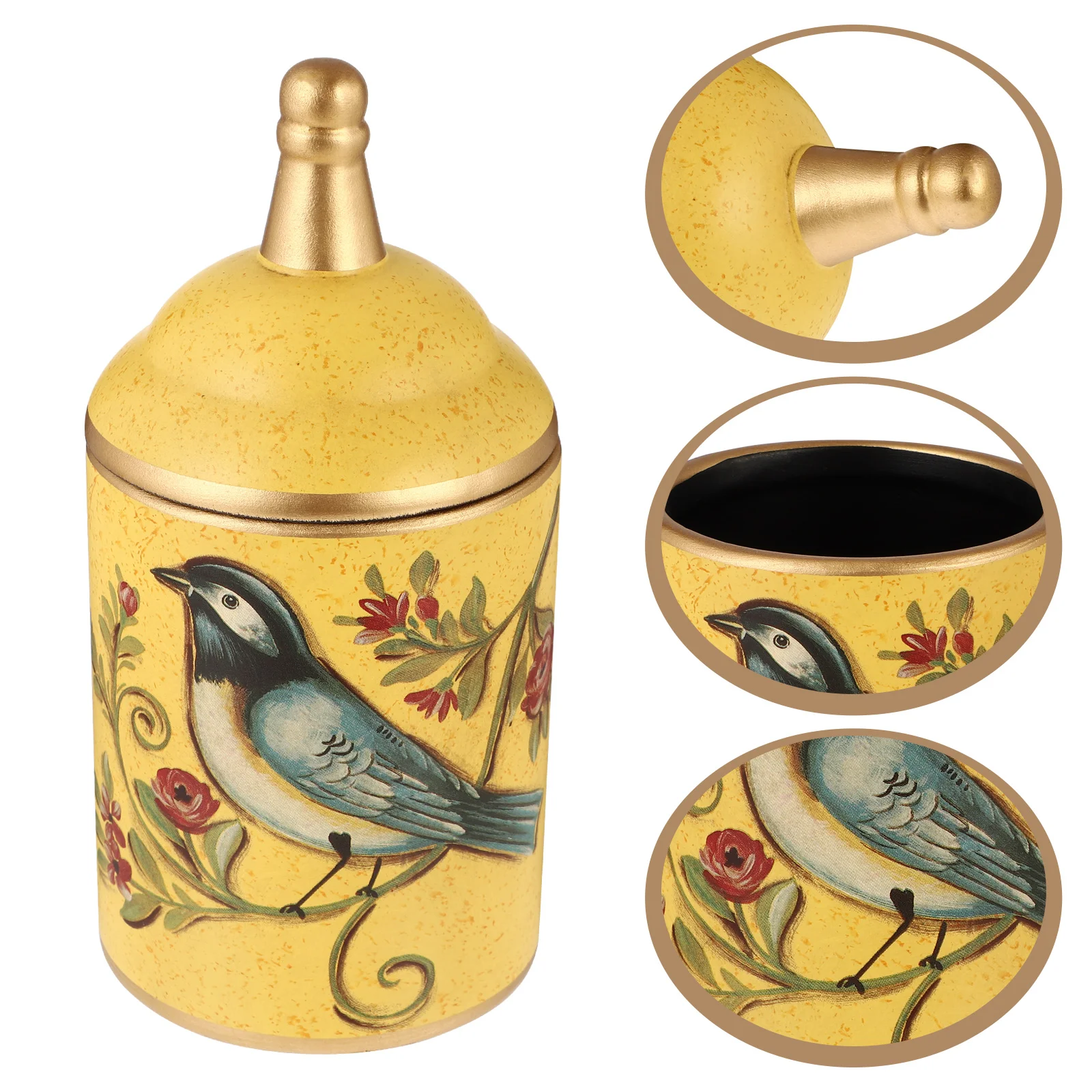 

Pastoral Style Storage Jar Canister Ceramic Storage Container for Tea Candy