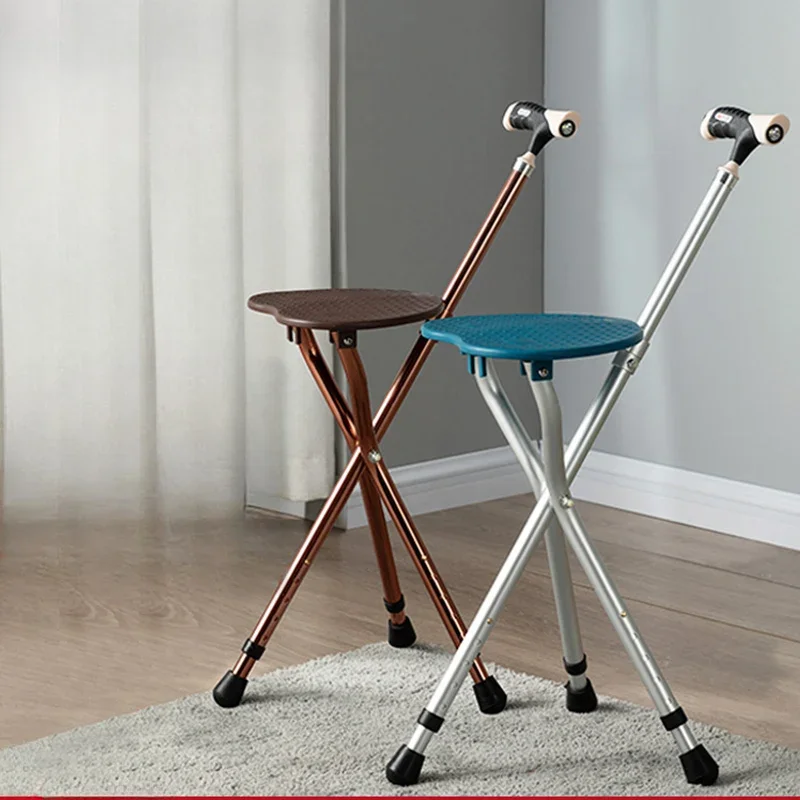 Переносной стул-трость из алюминиевого сплава стул для пожилых людей