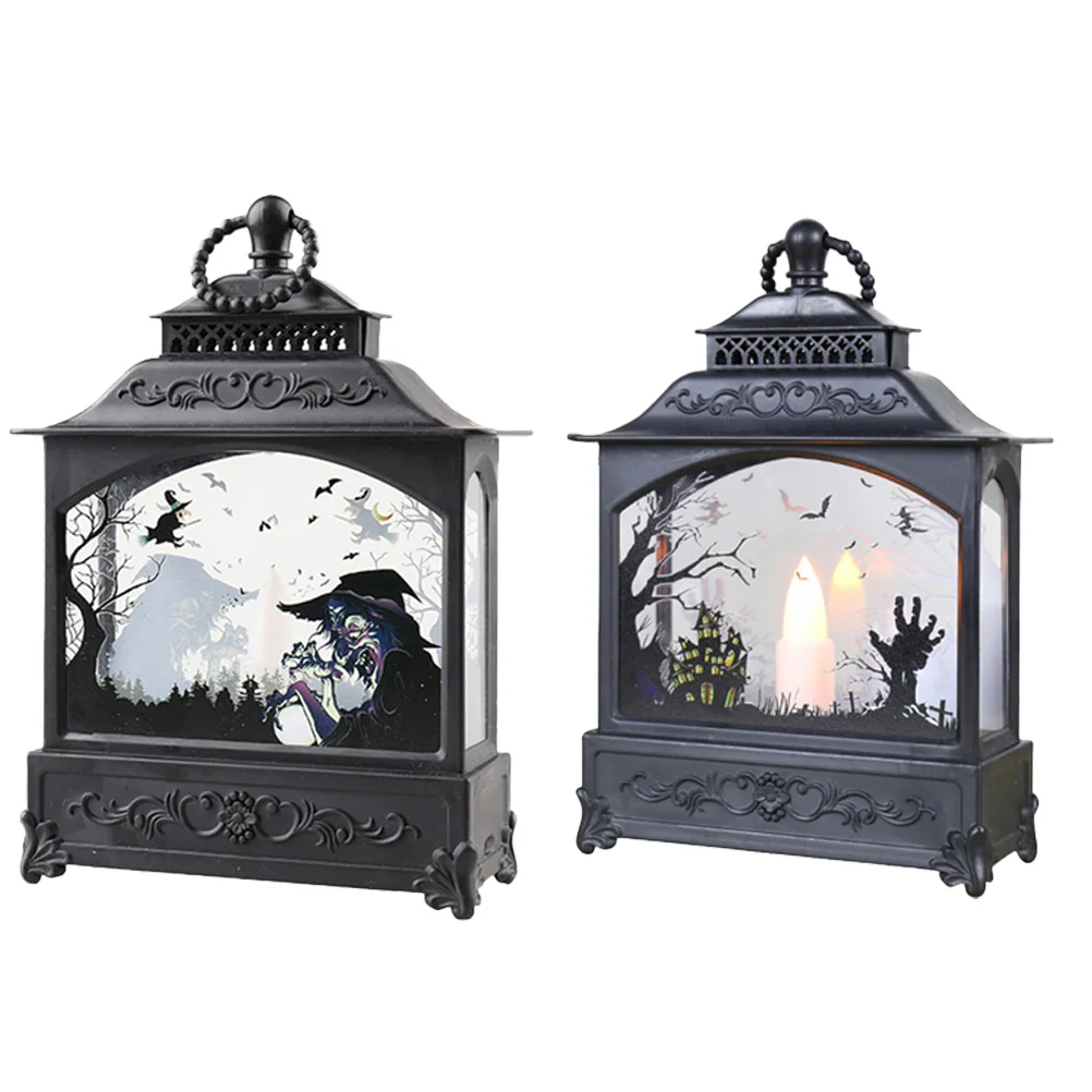 

2pcs Lamp Exquisite Printed Lantern for Decor