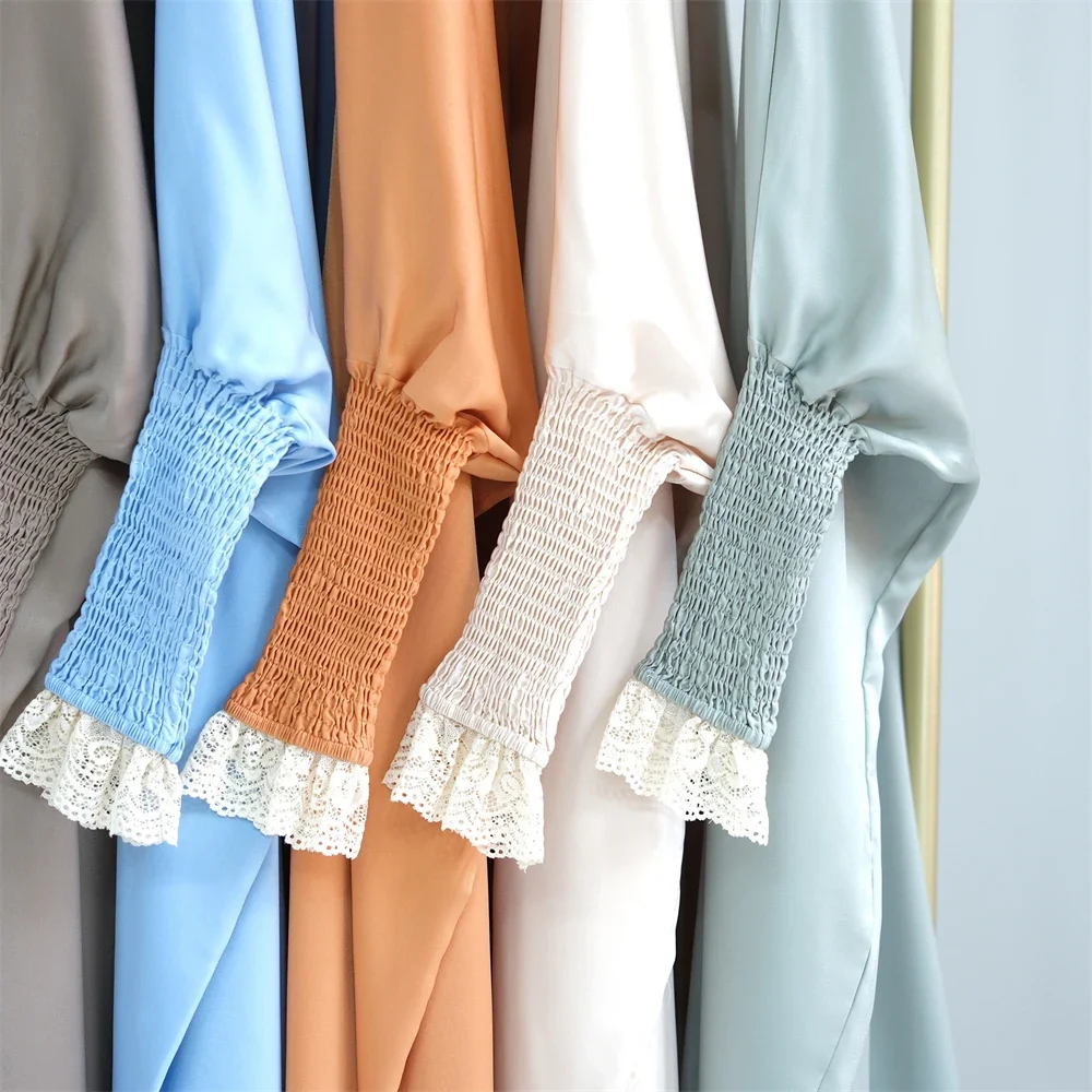 Платья с полным покрытием Скромный длинный Химар Абая Мусульманское женское