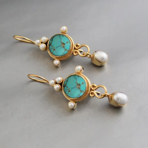 Сережки-капельки NovoPublic из цинкового сплава