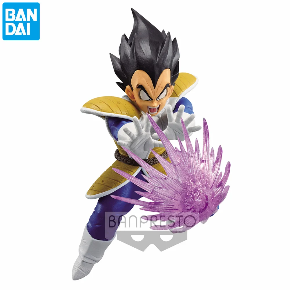 

Original Dragon Ball Z Anime Figures GxMateria Vegeta PVC Action Figures 12cm BANPRESTO Bandai Super Saiyan Anime Figurine Toys