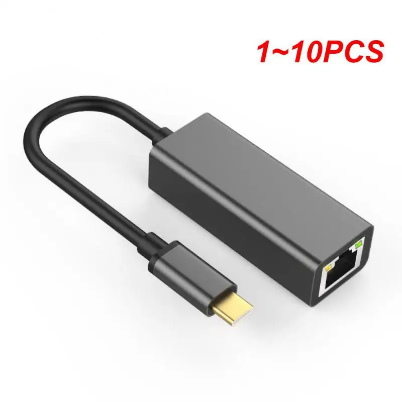 

Сетевой интерфейс USB type-C Ethernet, 1-10 шт., сетевая карта USB type-C к RJ45 10/100 Мбит/с, кабель локальной сети для MacBook