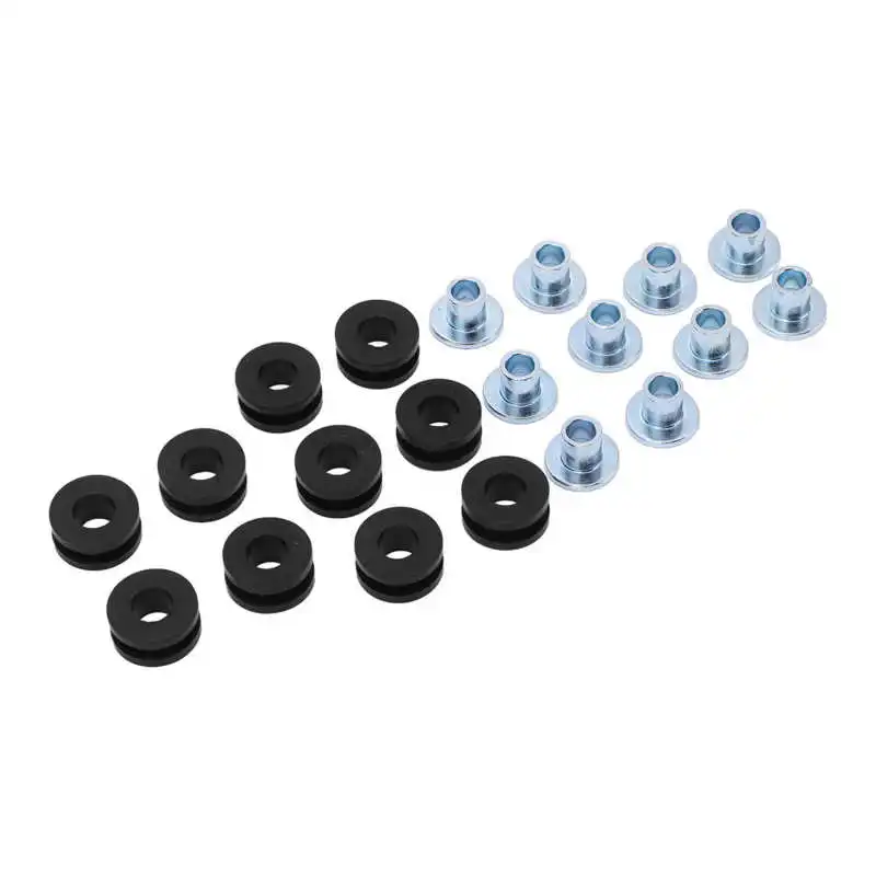 

10 Sets Motorcycle Grommets Kit Rubber Metal Fairings Accessories Replacement for Suzuki For Honda For Yamaha