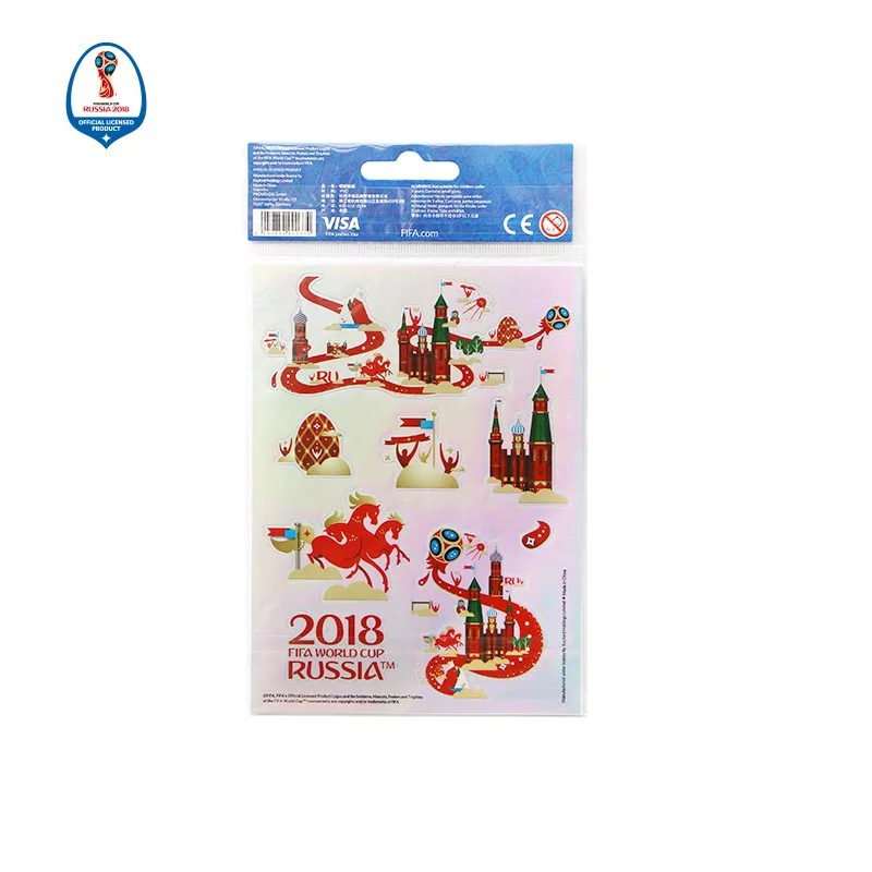 

Anti counterfeit genuine World Cup 2018 Russia world cup laser sticker