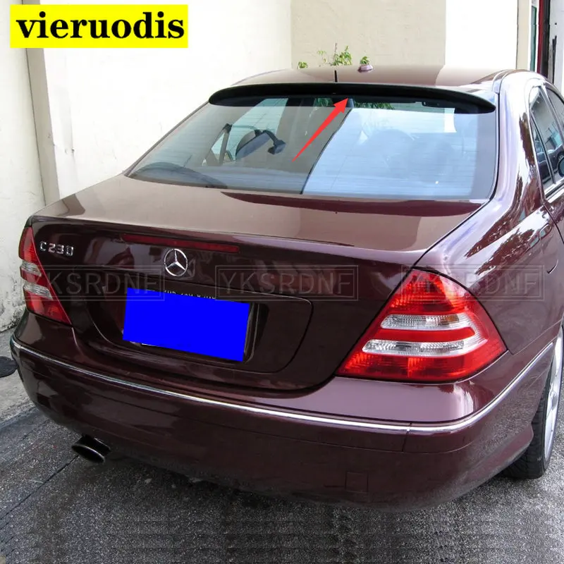 

For Mercedes-benz W203 AMG Style High quality carbon fiber Unpainted Primer Rear Roof Spoiler Car Wing 2000-2007