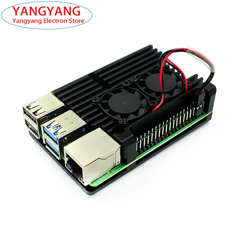 1 шт. Новый металлический корпус Raspberry Pi 4 Модель B поколение + из алюминиевого