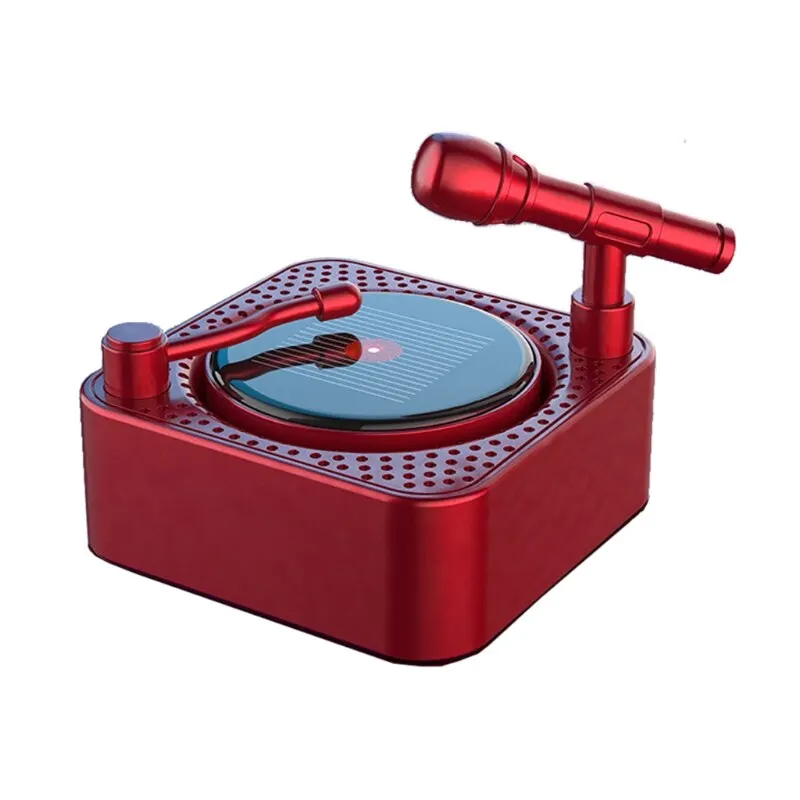

Car Accessories Air Freshener Rotatable Solar Phonograph Perfume Clip Fresh Aromatherapy Decoration Ornaments Fragrance