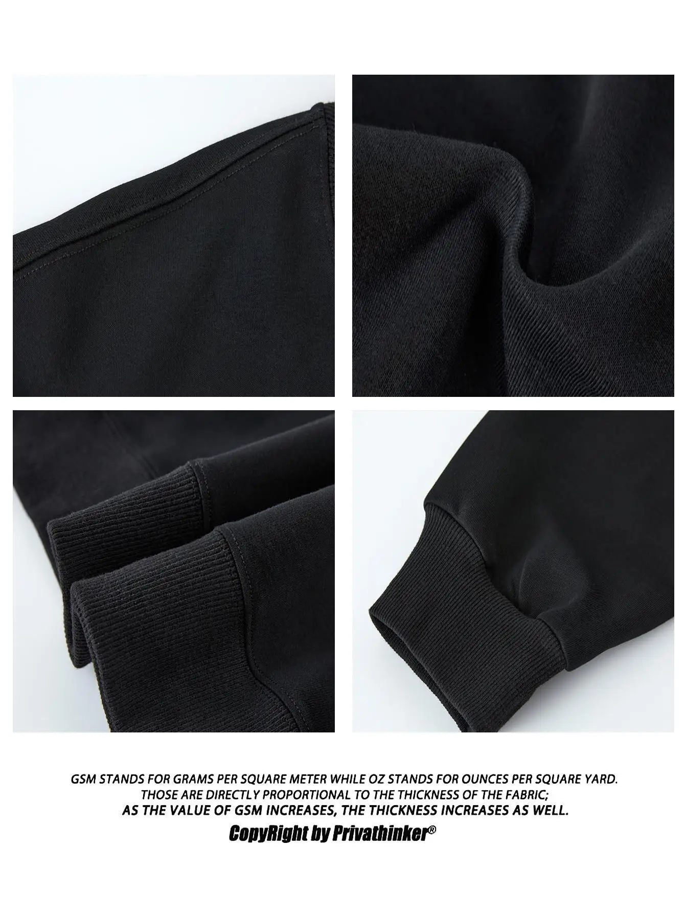 Мужской пуловер в стиле хип-хоп однотонный свитшот оверсайз Y2k