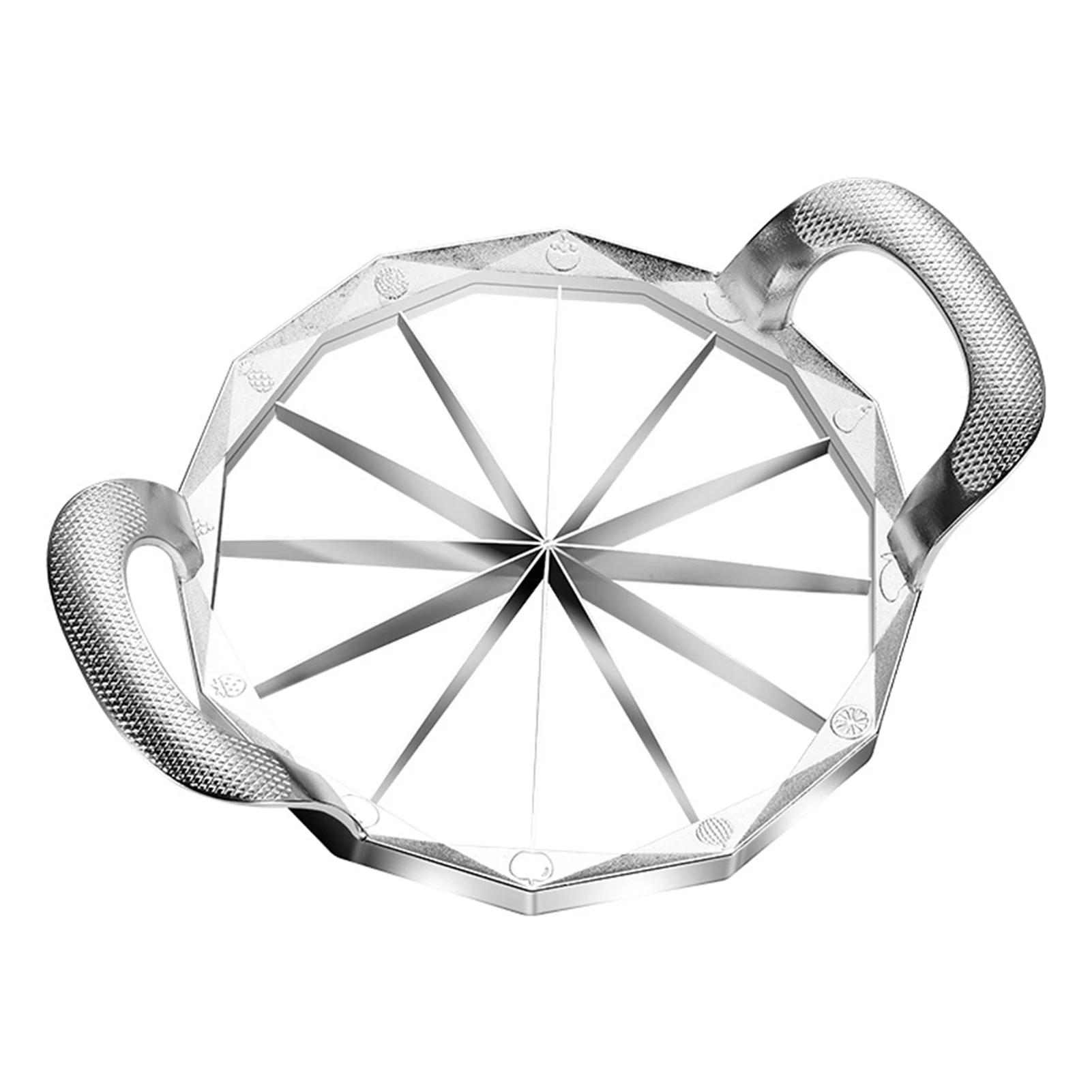 

Резак для арбуза из нержавеющей стали, резак для фруктов из нержавеющей стали, кухонный гаджет, прочный круглый инструмент для быстрой резк...