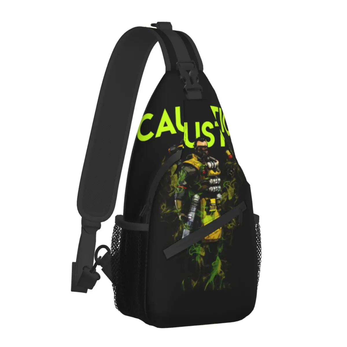 

Caustic Smokey Shoulder Bags Apex legends Fashion Chest Bag Male Travel Motorcycle Sling Bag Business Designer Crossbody Bags