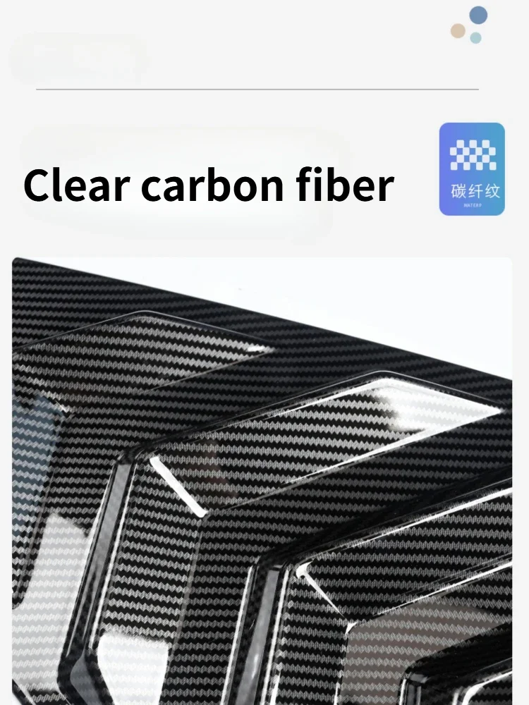 Для задних боковых жалюзи NIO ET7 для изменения черного воина отделка заднего