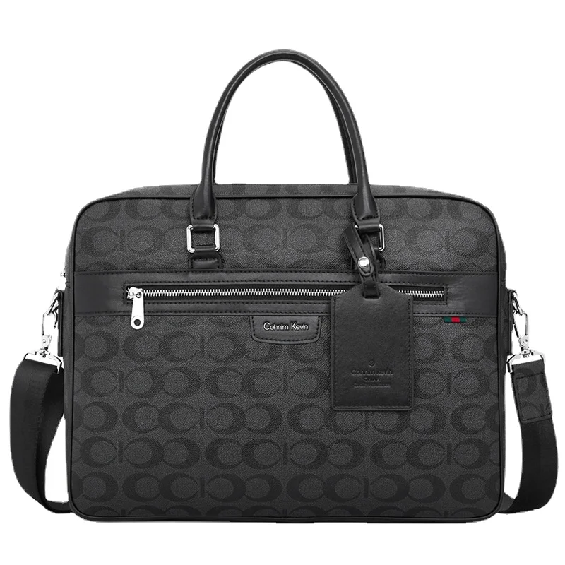 Men's Bags Handbags Leather Casual Bags Simple Men's Business 14 Inch Computer Bag Men's Leather Bag Briefcase Laptop Fashion