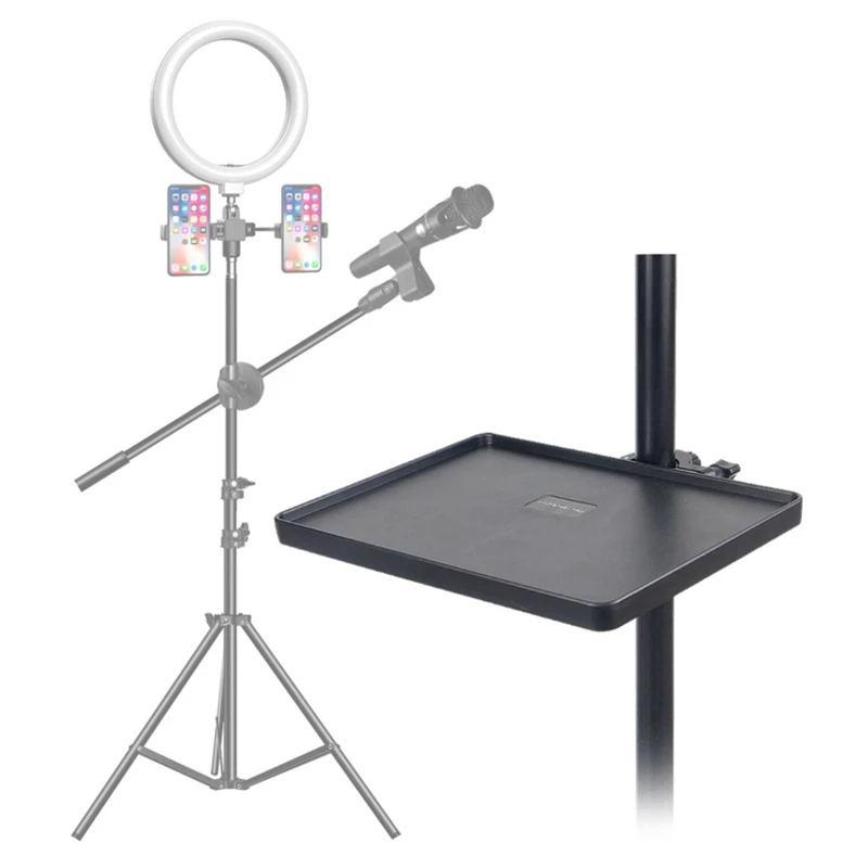 

Sound Card Tray Mobile Phone Stand Clip Clamp Live Microphone Plastic Stand Fit for Tripod Bracket Personal Studio