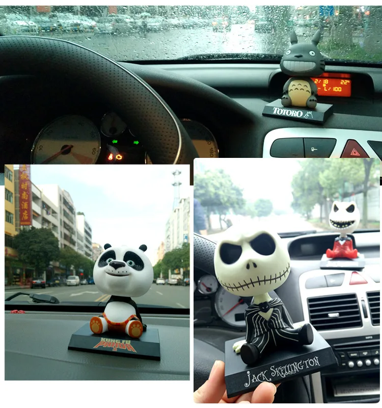 

Scary Before Christmas Jack Hand Car Ornament Bobblehead Doll Car Decoration Cartoon Birthday Present Auto Accessories
